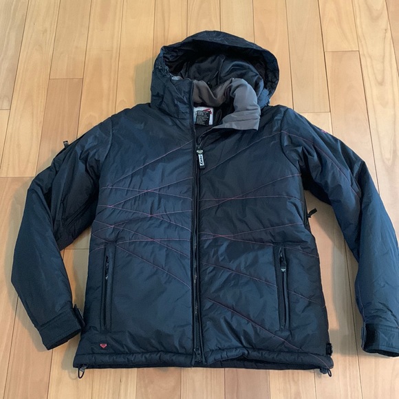 Roxy endurance series, snowboarding, jacket, L in black and pink design NWOT - Picture 4 of 16